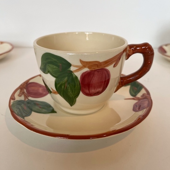 Franciscan Ware Apple Pattern Cup and Saucer - Picture 11 of 11